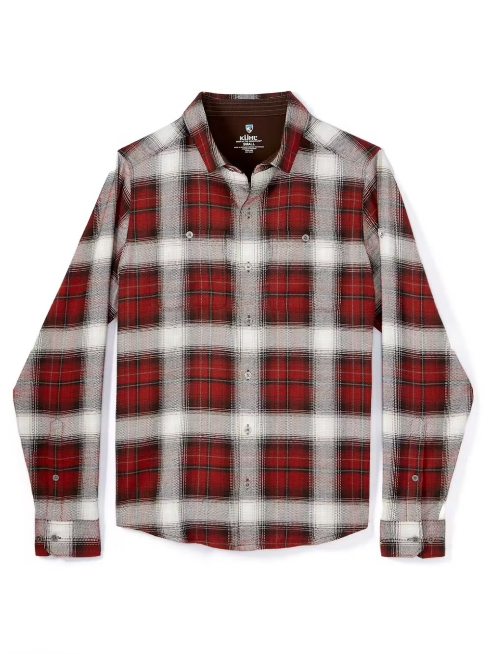 Kuhl Men's Law Flannel Long Sleeve Oxblood outdoor hiking Size XL
